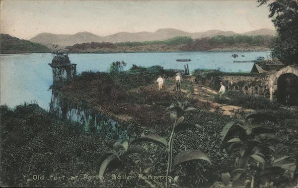 Old Fort - Cannon Battery of Santiago Fort Portobelo Panama