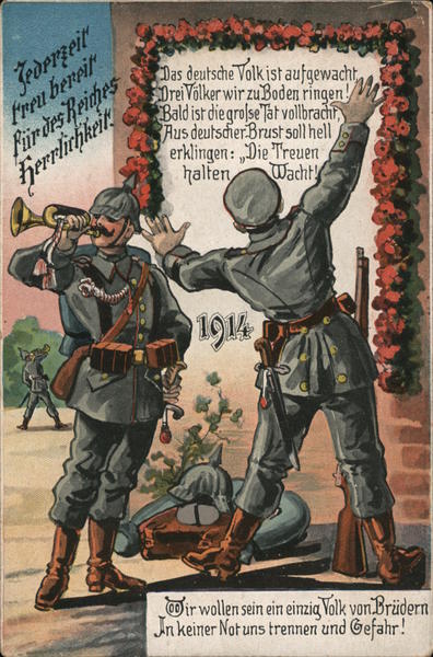 Jederzeit treu bereit für des Reiches Herrlichkeit (1914) Germany
