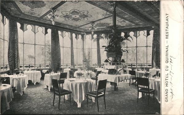 Restaurant, Grand Hotel du Quirinal Rome Italy