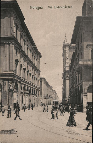 Via Indipendenza Bologna Italy