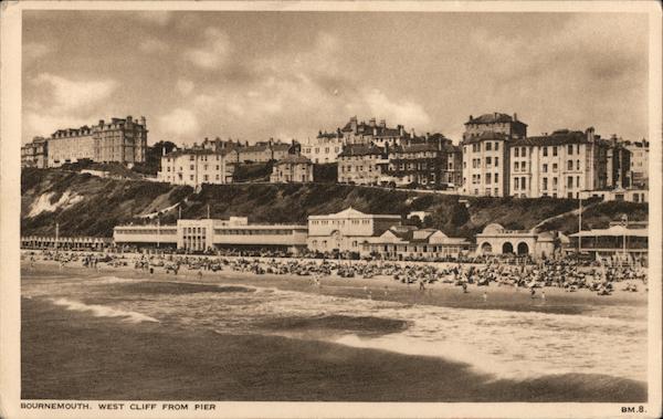 West Cliff From Pier Bournemouth United Kingdom (England)