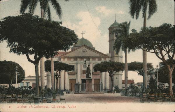 Statue of Columbus Cardenas Cuba