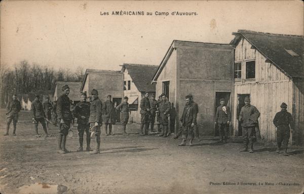 Les Américains au Camp d'Auvours Champagné France