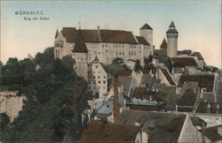 Burg von Süden Postcard