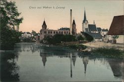 Greetings from Wahren b. Leipzig Germany Postcard Postcard Postcard