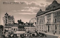 Prince Mihailo Monument, Republic Square Postcard