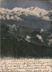 Darjeeling from Tiger-Hill-Himalaya Postcard