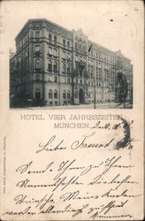 Hotel Vier Jahreszeiten Postcard