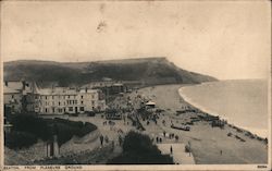 Seaton from Pleasure Ground England Devon Postcard Postcard Postcard