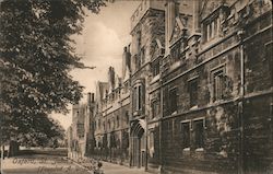 St John's College, Founded A.D. 1555 Oxford, England Oxfordshire Postcard Postcard Postcard