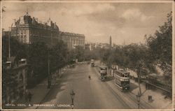 Hotel Cecil & Embankment London, United Kingdom (England) Postcard Postcard Postcard