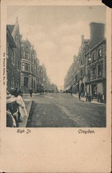 high St. Croydon Postcard