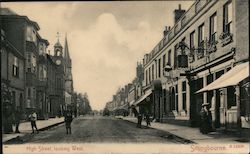 High Street looking West Postcard