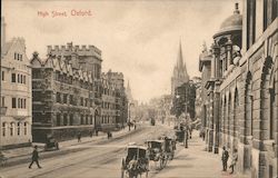 High Street, Oxford United Kingdom Oxfordshire Postcard Postcard Postcard