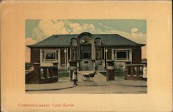 Carnegie Library, Long Eaton Postcard