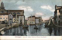 Canale della Vena e Porta Garibaldi Postcard