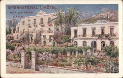 International hotel, villa les palmes capri Italy Postcard Postcard Postcard