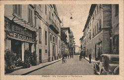 Pistoia - Via Curtatone e Montanara Postcard