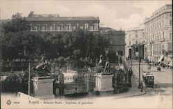 Palazzo Reale - Entrance Il Giardino Postcard