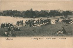 Yachting Pond - Victoria Park - Whiteinch Postcard