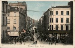 Glasgow, Argyle Street Postcard