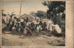 Outdoor Preaching, Garo Hills, Assam India Postcard Postcard Postcard