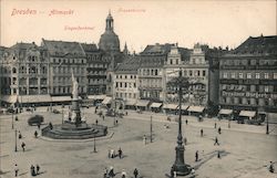 Old Market Victory Monument, Church of Our Lady Postcard