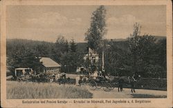 Restauration und Pension Kuralpe - Kreuzhof im Odenwald, Post Jugenheim a. d. Bergstrasse Postcard