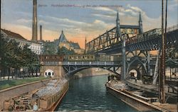 Berlin Hochbanuberfuhrung bei der Mockernbrucke Postcard