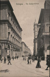 Via Indipendenza Postcard
