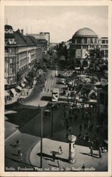 Berlin Potsdamer Platz mit Blick in die Saarlandstrasse Postcard