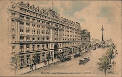 Hotel Victoria, Northumberland Avenue Postcard