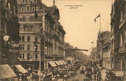 Oxford Street London, England Postcard Postcard Postcard