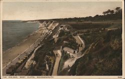 The Zig-Zag, West Cliffs, Bournemouth Postcard