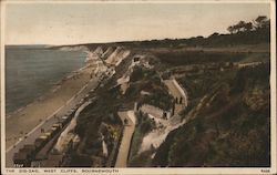 The Zig-Zag, West Cliffs, Bournemouth England Dorset Postcard Postcard Postcard