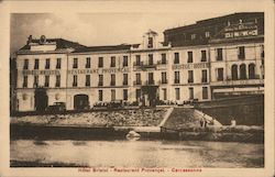 Hotel Bristol - Restaurant Provencal Carcassonne, France Postcard Postcard Postcard
