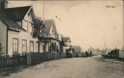 Residential Street Postcard