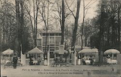 Pare de Versailles - Restaurant de la Flottille da Canal - Maison Lecomte Allee de la Reine Postcard