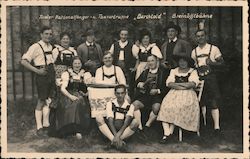 Tiroler Nationalfanger - u. Tanzertruppe Berchtold Breinöfftbühne Postcard