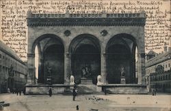 Feldherrnhalle - General's Hall, Odeonsplatz Postcard