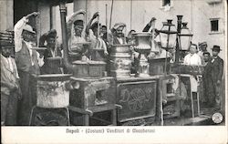 Napoli - (Costumi) Venditori di Maccheroni Postcard