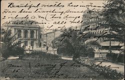 Palavas Train Station Square Postcard