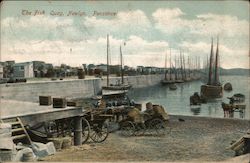 The Fish Quay, Newlyn. Penzance Postcard