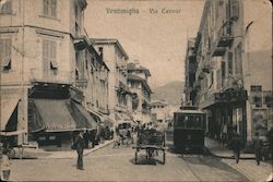 Ventimiglia - Via Cavour Italy Postcard Postcard Postcard