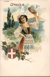 Italien. - Italian Woman Postcard