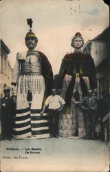 Wetteren - Les Geants De Reuzen Postcard