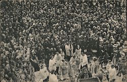 Kriegs-Bittprozession mit dem Gnadenbild in Weissenstein 27. Sept. 1914 Postcard