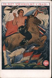 VII Slet Všesokolský V Praze Postcard