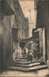 Alger - La Kasbah - rue Kléber Algiers, Algeria Africa Postcard Postcard Postcard