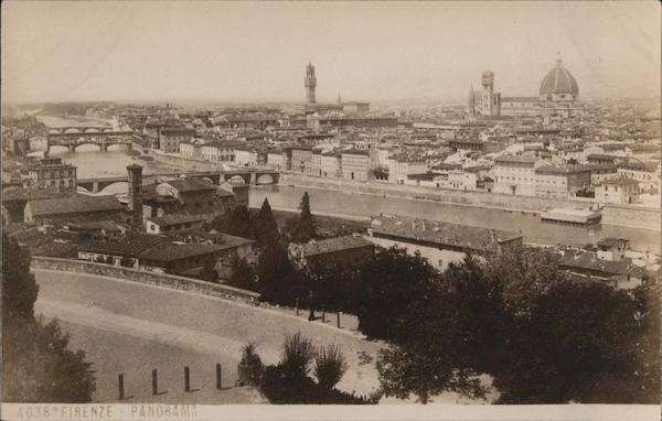Panoramic View of City Florence Italy